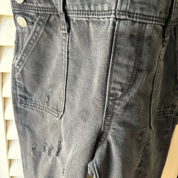 OLD NAVY Overalls Kids sz 10-12 black denim. - Picture 3 of 5